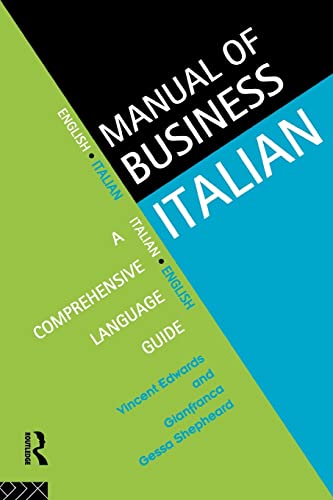 Manual of Business Italian: A Comprehensive Language Guide (Languages for Business) von Routledge